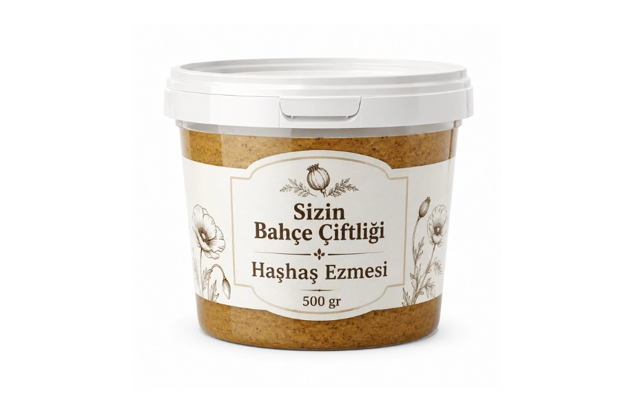 Sizin Bahçe Çiftliği Haşhaş Ezmesi 500 gr.