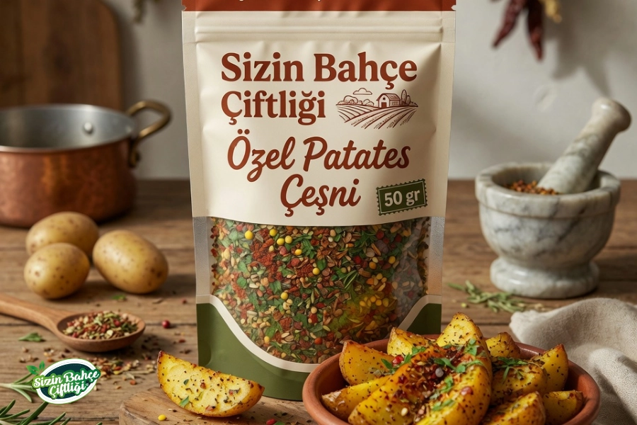 Sizin Bahçe Çiftliği Özel Patates Çeşni 50 gr.