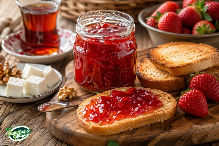 Sizin Bahçe Çiftliği Çilek Marmelat 720 gr.