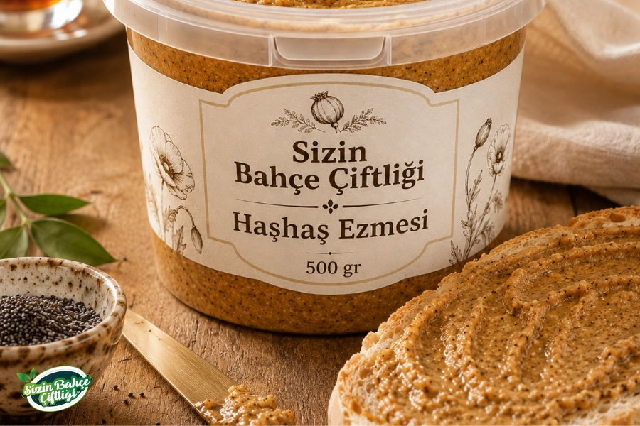 Sizin Bahçe Çiftliği Haşhaş Ezmesi 500 gr.