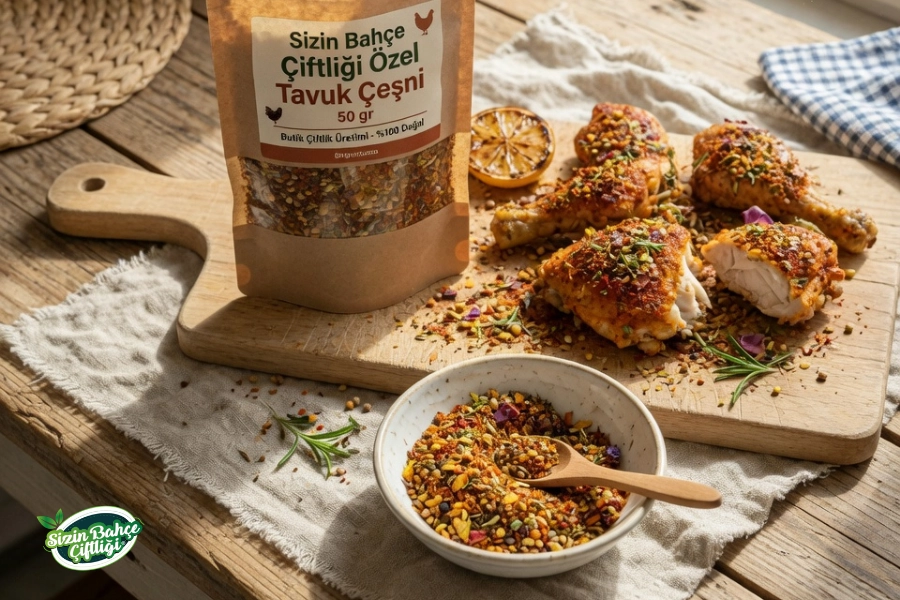 Sizin Bahçe Çiftliği Özel Tavuk Çeşni 50 gr.