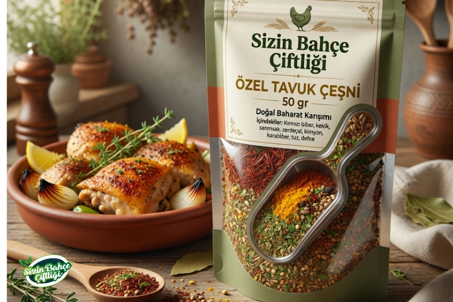 Sizin Bahçe Çiftliği Özel Tavuk Çeşni 50 gr.