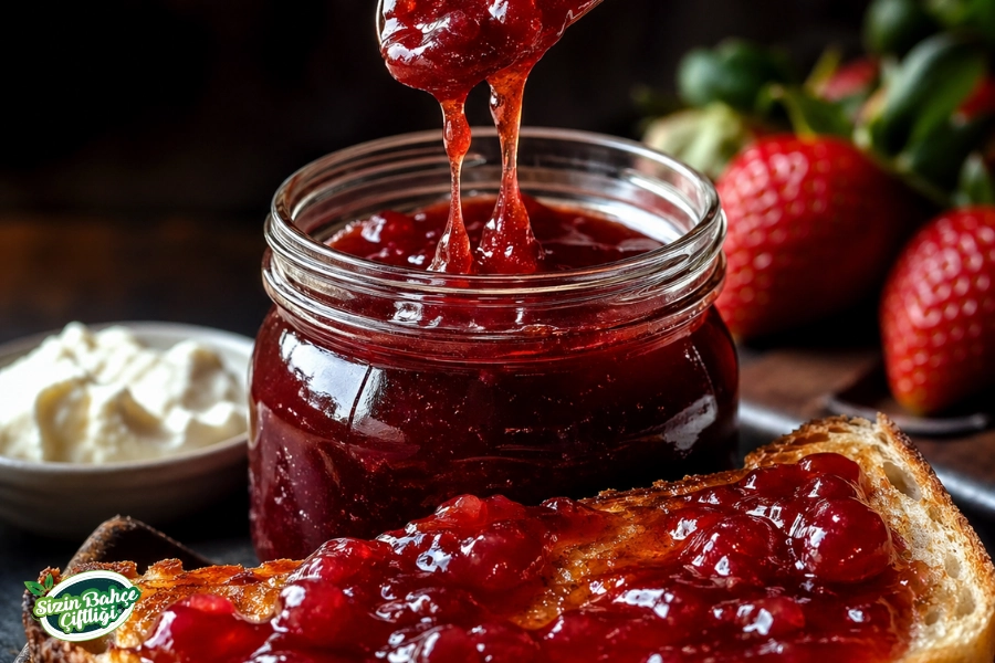 Sizin Bahçe Çiftliği Çilek Marmelat 720 gr.