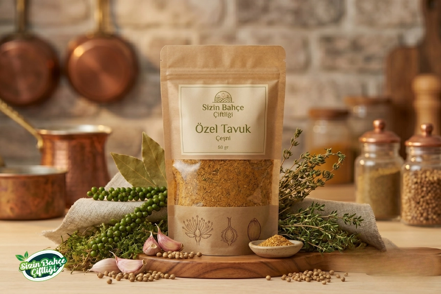 Sizin Bahçe Çiftliği Özel Tavuk Çeşni 50 gr.