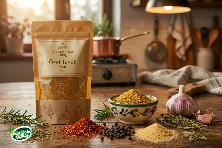 Sizin Bahçe Çiftliği Özel Tavuk Çeşni 50 gr.