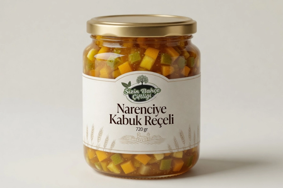 Sizin Bahçe Çiftliği Narenciye Kabuk Reçeli 720 gr.