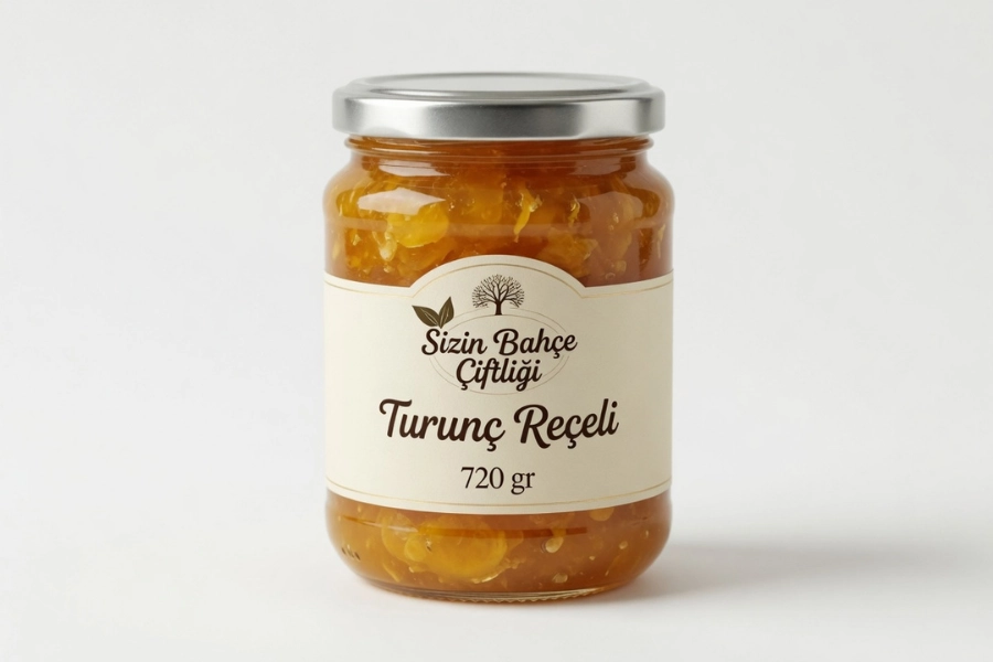Sizin Bahçe Çiftliği Turunç Reçeli 720 gr.