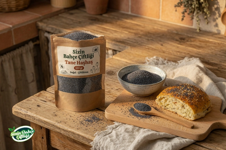 Sizin Bahçe Çiftliği Tane Haşhaş 100 gr.