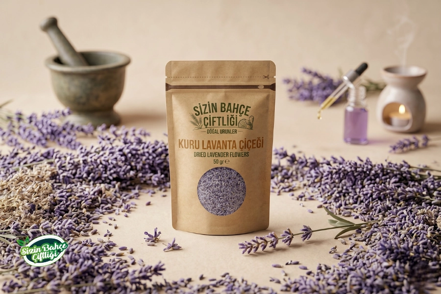 Sizin Bahçe Çiftliği Kuru Lavanta Çiçek 50 gr.