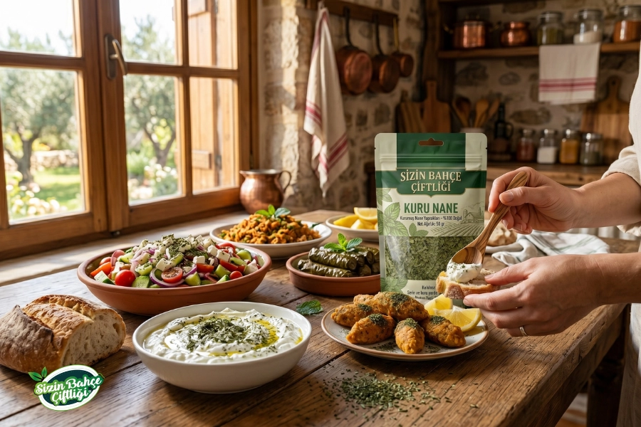 Sizin Bahçe Çiftliği Kuru Nane 50 gr.