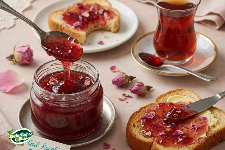 Sizin Bahçe Çiftliği Gül Reçeli 720 gr.
