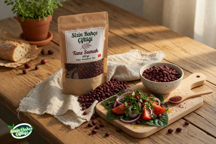 Sizin Bahçe Çiftliği Tane Sumak 100 gr.