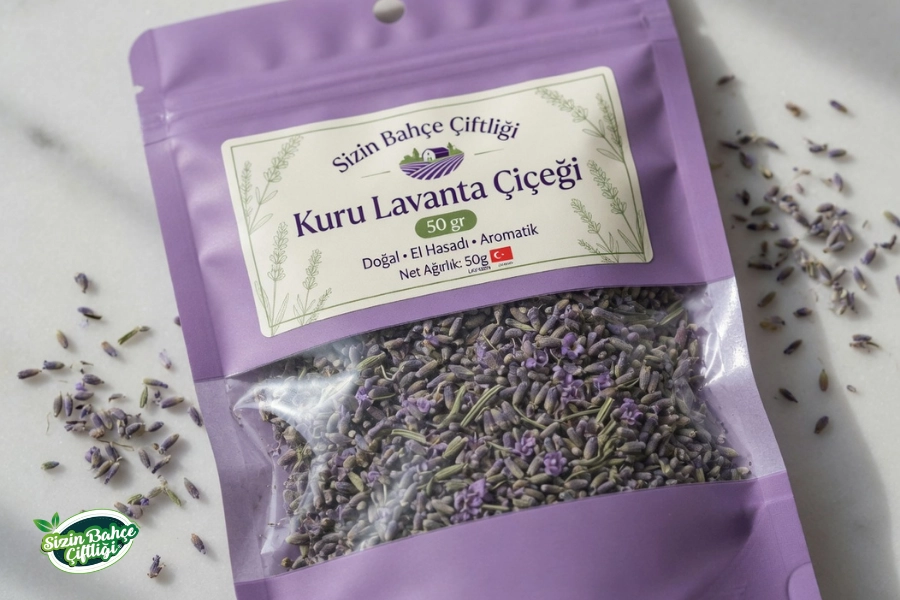 Sizin Bahçe Çiftliği Kuru Lavanta Çiçek 50 gr.
