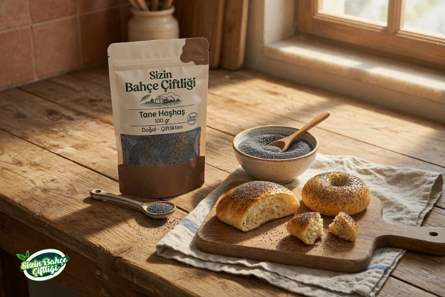 Sizin Bahçe Çiftliği Tane Haşhaş 100 gr.