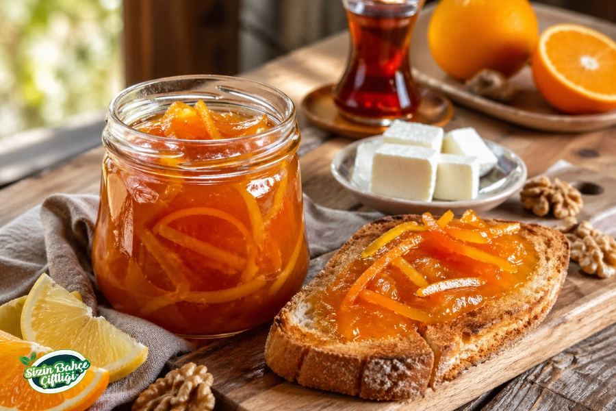 Sizin Bahçe Çiftliği Narenciye Kabuk Reçeli 720 gr.