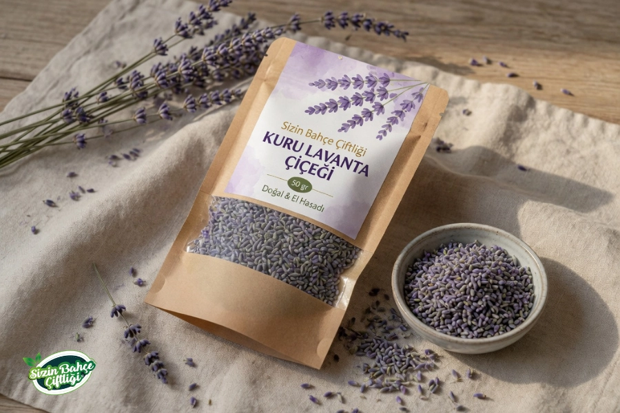 Sizin Bahçe Çiftliği Kuru Lavanta Çiçek 50 gr.