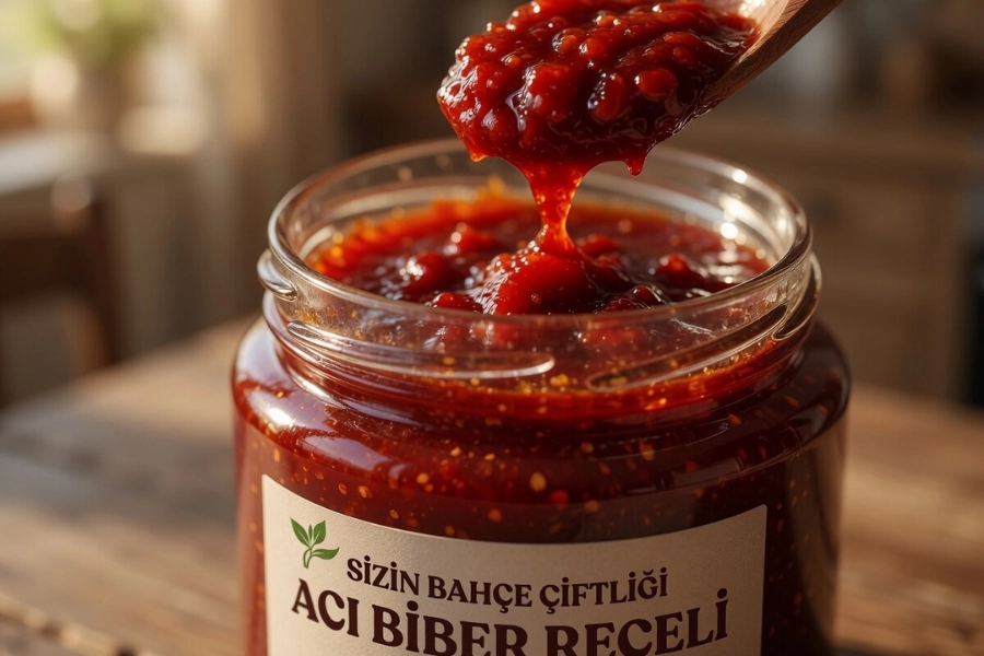 Sizin Bahçe Çiftliği Acı Biber Reçeli 250 gr.