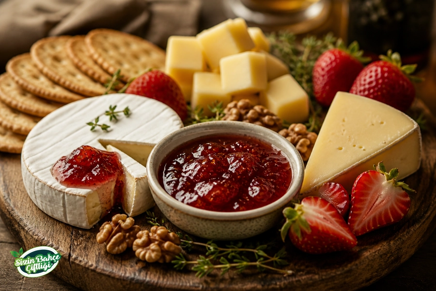 Sizin Bahçe Çiftliği Çilek Reçeli 720 gr.