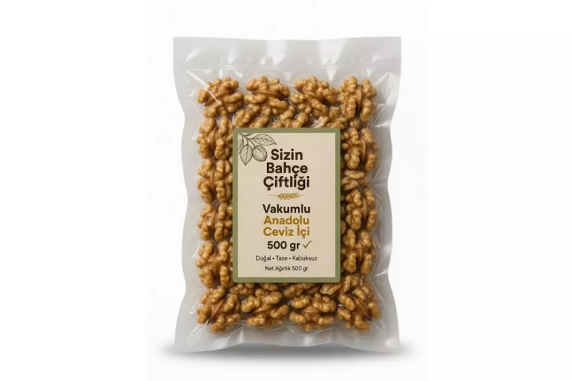 Sizin Bahçe Çiftliği Anadolu Ceviz İçi 500 gr.