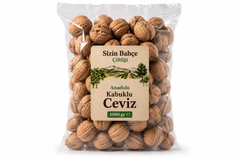 Kabuklu Anadolu Cevizi 1000 gr.