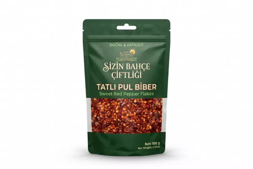 Doğal Tatlı Pul Biber 100 gr | Katkısız Baharat