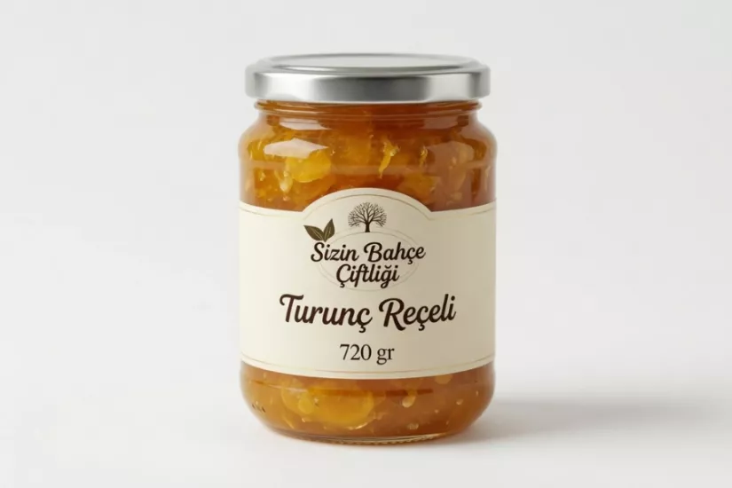 Sizin Bahçe Çiftliği Turunç Reçeli 720 gr.