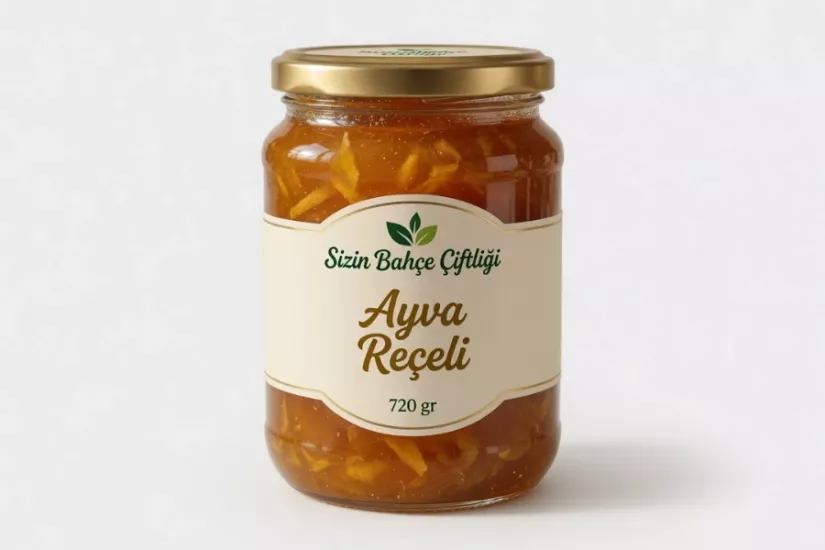 Sizin Bahçe Çiftliği Ayva Reçeli 720 gr.