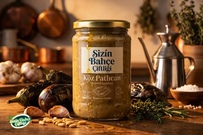 Közlenmiş Patlıcan 400 gr | Doğal ve Katkısız