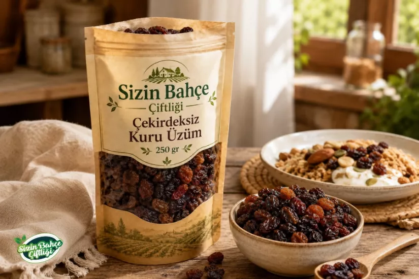 Doğal Çekirdeksiz Kuru Üzüm 250 gr | Katkısız
