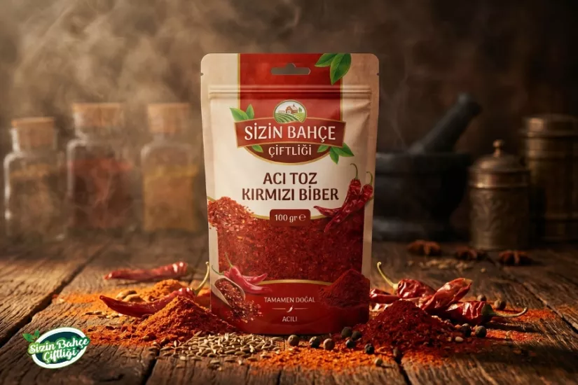 Acı Toz Kırmızı Biber 100 gr | Katkısız Baharat